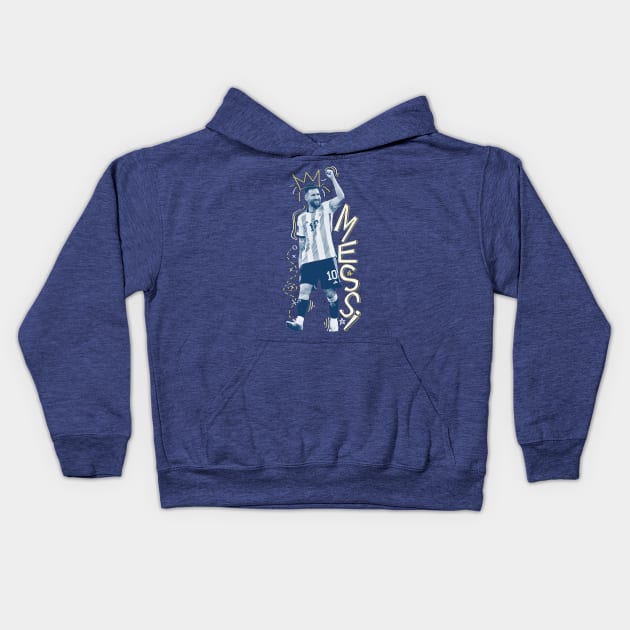 MESSI Kids Hoodie by teeteet